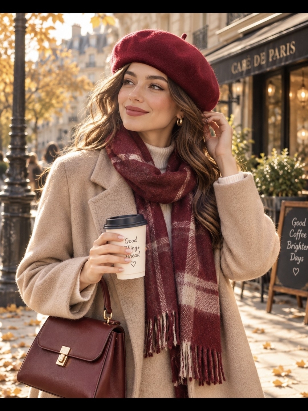 Parkhurst Women’s Burgundy 100% Wool Beret